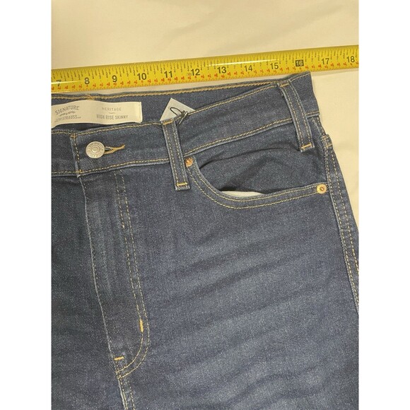 Levi Strauss Heritage High Rise Skinny Denim Women Jean's Size 14/ W32 NWT - Picture 9 of 12